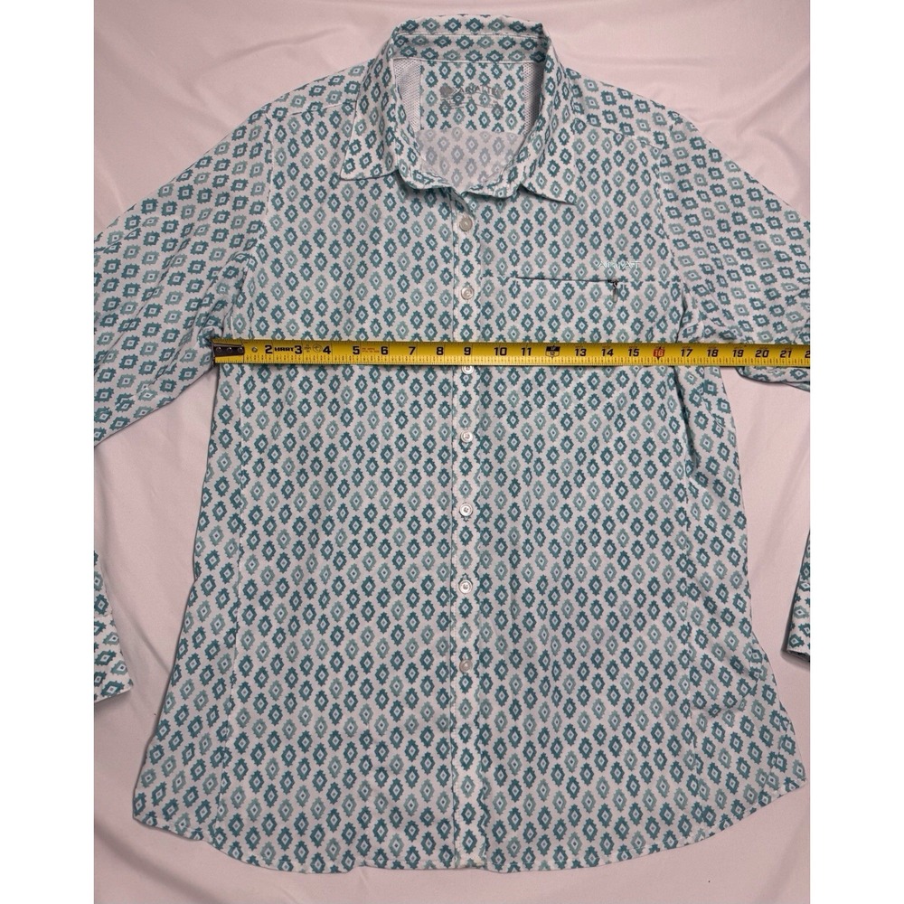 Ariat VentTEK Sea Breeze Print Long Sleeve Stretch Shirt Womens Size Large - Picture 7 of 7